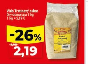 Vido Trstinový cukor Dry demerara