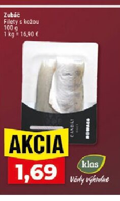Zubáč Filety s kožou