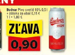 Budvar Pivo svetlé 10%
