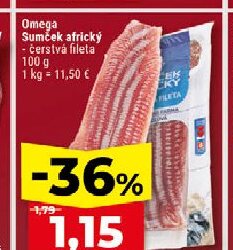 Omega Sumček africký - čerstvá fileta