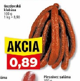 Gazdovská klobása
