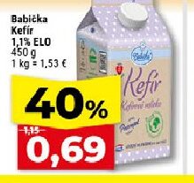 Babička Kefír 1,1% ELO