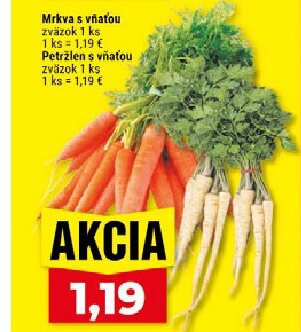 Mrkva s vňaťou