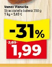 Vamex Vianočka Stracciatella ballenă