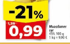 Maasdamer syr