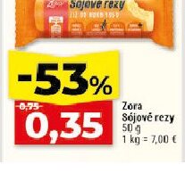 Zora Sójové rezy