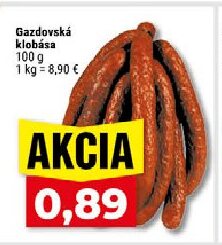 Gazdovská klobása