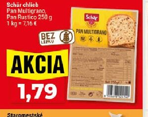 Schär chlieb Pan Multigrano, Pan Rustico