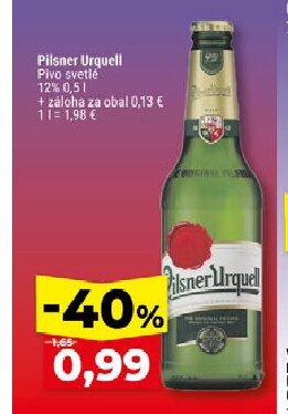 Pilsner Urquell Pivo svetlé