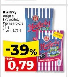 Hašlerky Original, Extra silné, Čierne ríbezle