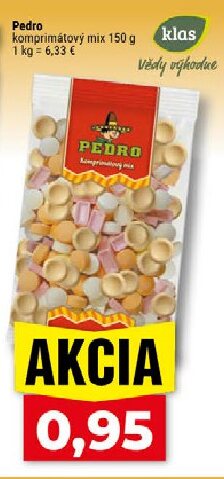 Pedro komprimátový mix