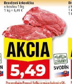 Bravčová krkovička s kosťou