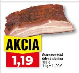Staromestská údená slanina