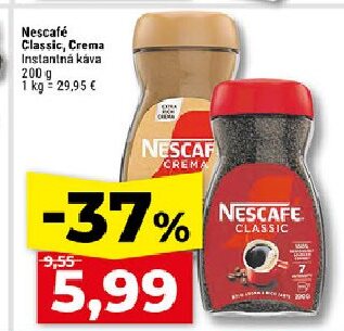 Nescafé Classic, Crema Instantná káva