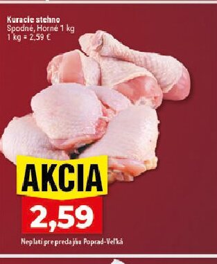 Kuracie stehno Spodné, Horné