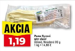Pama Syrové nite slané Údené, Neúdené