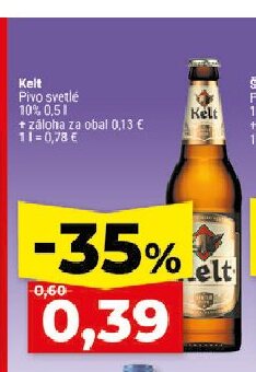 Kelt Pivo svetlé 10%