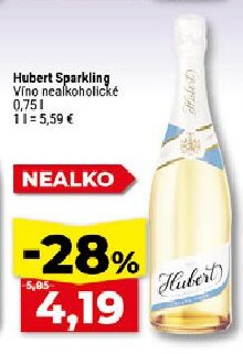 Hubert Sparkling Víno nealkoholické