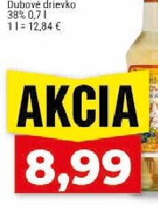 Frucona Spišská Borovička Dubové drievko