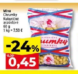 Miva Chrumky Kukuričné arašidové