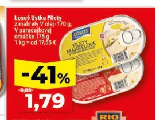 Łosoś Ustka Filety z makrely V oleji