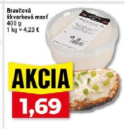 Bravčová škvarová masť