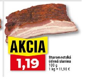 Staromestská údená slanina