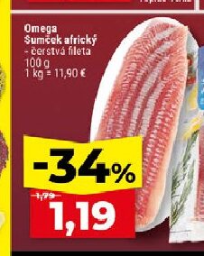 Omega Sumček africký - čerstvá fileta