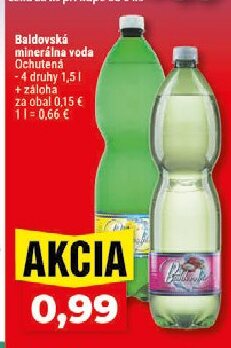 Baldovská minerálna voda Ochutená