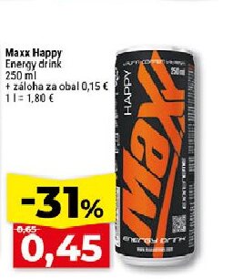 Maxx Happy Energy drink