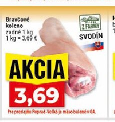 Bravčové koleno zadné