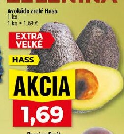 Avokádo zrelé Hass