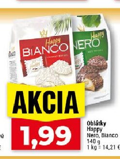 Happy Oblátky Nero, Bianco