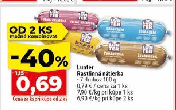 Lunter Rastlinná nátierka