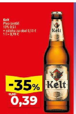 Kelt Pivo svetlé