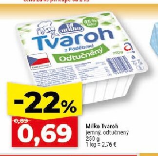Milko Tvaroh jemný, odtučnený
