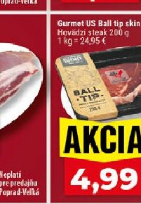 Gurmet US Ball tip skin Hovädzí steak
