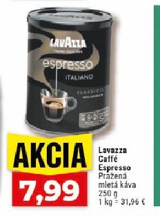 Lavazza Caffé Espresso Pražená mletá káva