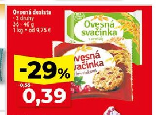 Ovesná svačinka Ovsená desiata
