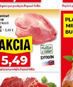 Z FARMY Bravčové plece bez kosti