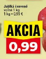 Jablká červené