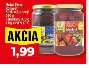 Natur Farm Kompót Slivkový polený