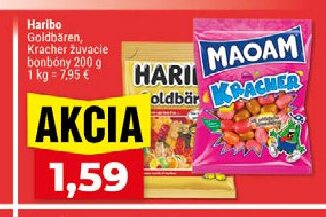 Haribo Goldbären, Kracher žuvacie bonbóny