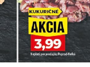 KUKURIČNÉ Kuracie žalúdky kukuričné