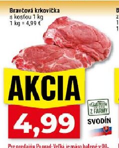 Bravčová krkovička s kosťou