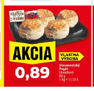 Staromestský Pagáč škvarkový