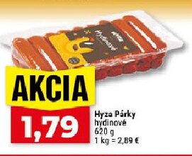 Hyza Párky hydinové