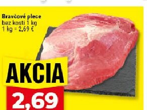 Bravčové plece bez kosti
