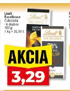 Lindt Excellence Čokoláda