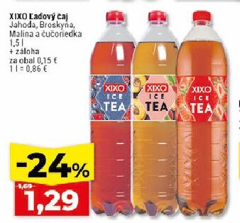 XIXO Ľadový čaj Jahoda, Broskyňa, Malina a čučoriedka